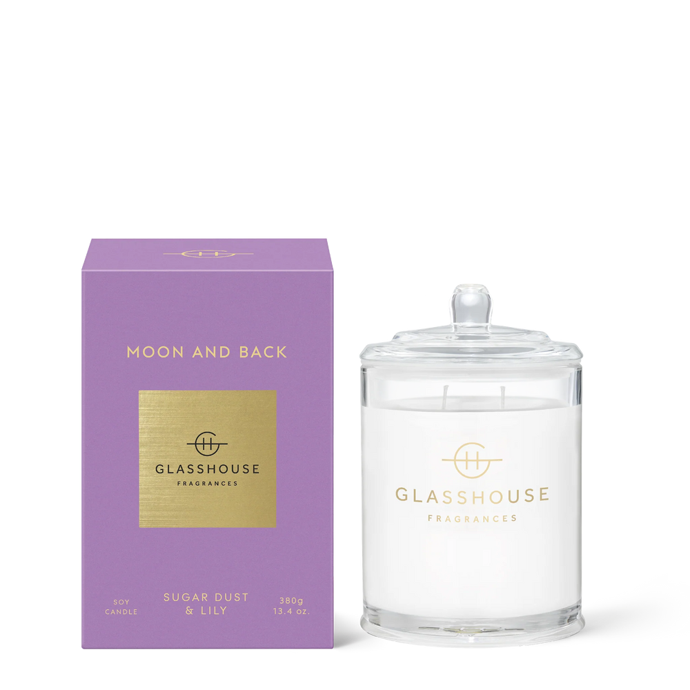 Glasshouse Fragrances Moon and Back Candle - Eden Lifestyle