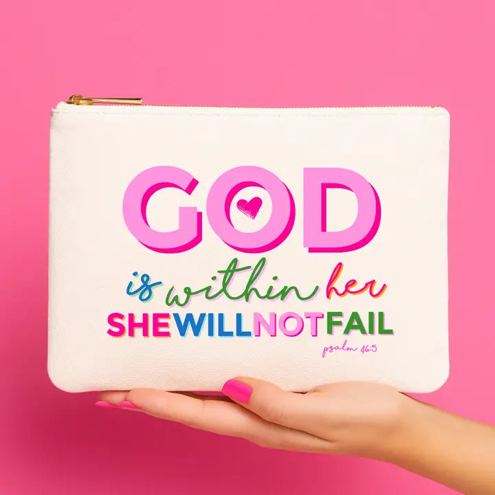 God Is Within Her Colorful Canvas Bag - Eden Lifestyle