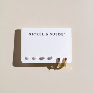 Gold Essential Dainty Earrings Set - Eden Lifestyle