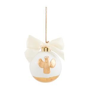 Gold Painted Ball Ornament - Eden Lifestyle