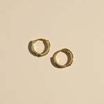 Gold Pave Huggies - Eden Lifestyle