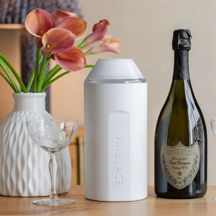 Grande Wine & Champagne Chiller in White - Eden Lifestyle