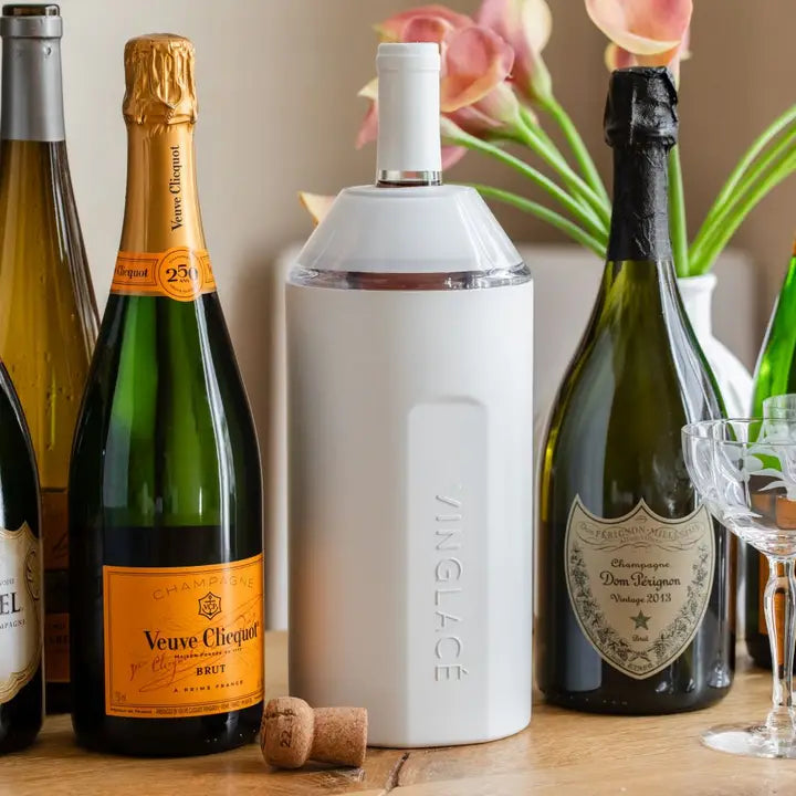 Grande Wine & Champagne Chiller in White - Eden Lifestyle