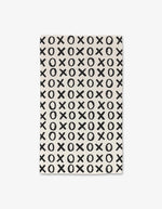 Hug and Kiss White Kitchen Tea Towel - Eden Lifestyle