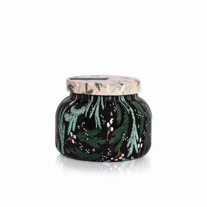 capri BLUE Holiday Pattern Play - Crystal Pine Signature Jar, 19 oz - Eden Lifestyle