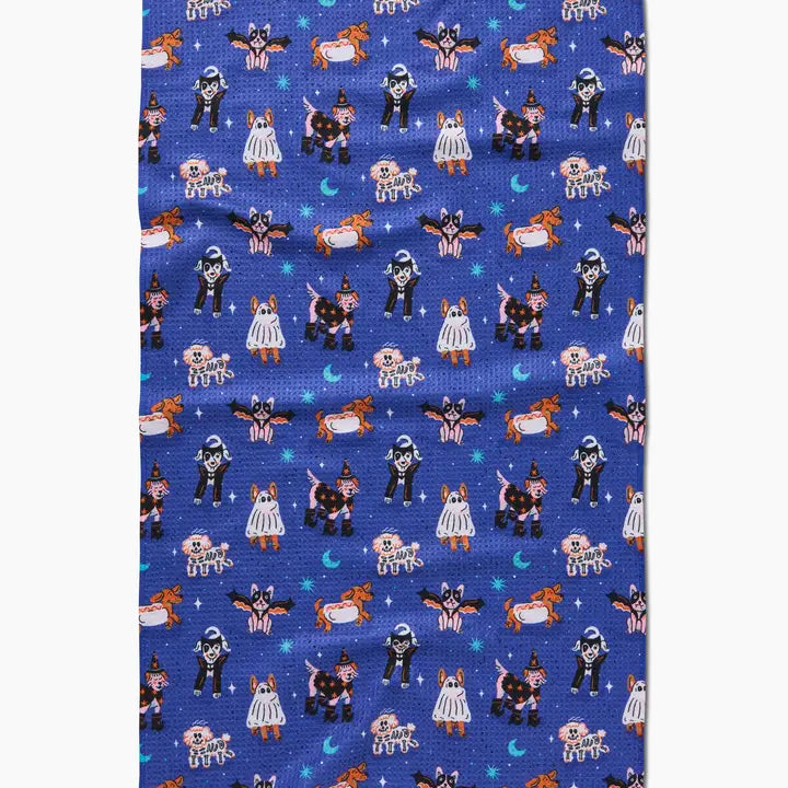 Halloween Hounds Kitchen Tea Towel - Eden Lifestyle