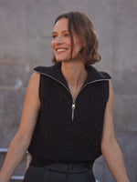 Hally Half-Zip Rib Vest