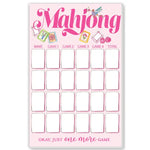 Handpainted Mahjong Score Pad Large Notepad - Eden Lifestyle