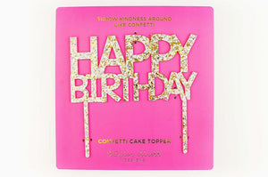 Happy Birthday Pearl Cake Topper - Eden Lifestyle