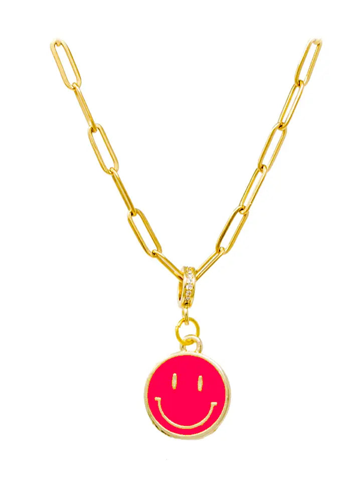 Happy Face Necklace - Eden Lifestyle