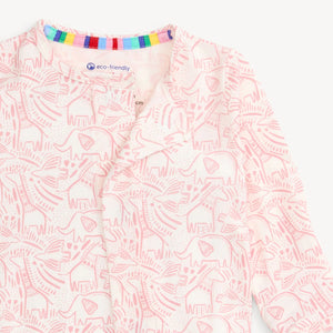 Herds of A Feather Pink  Modal Magnetic Footie