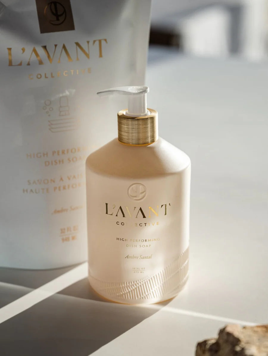 High Performing Dish Soap Refill Ambre Santal 32 FL oz - Eden Lifestyle