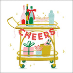 Cheers Holiday Bar Cart - 20ct - Eden Lifestyle