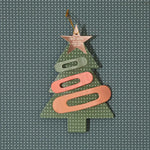 Holiday Recycled Plastic Flat Lay Claw Clips Set- Pinksettia