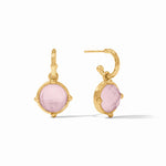 Honeybee Hoop & Charm Earring Iridescent Rose - Eden Lifestyle