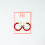 Hoo Hoops Minis - Burgundy with Gold Balls - Eden Lifestyle