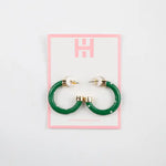 Hoo Hoops Minis - Kelly Green with Pearls - Eden Lifestyle