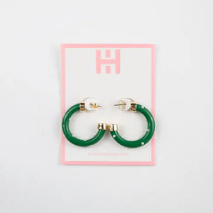 Hoo Hoops Minis - Kelly Green with Pearls - Eden Lifestyle