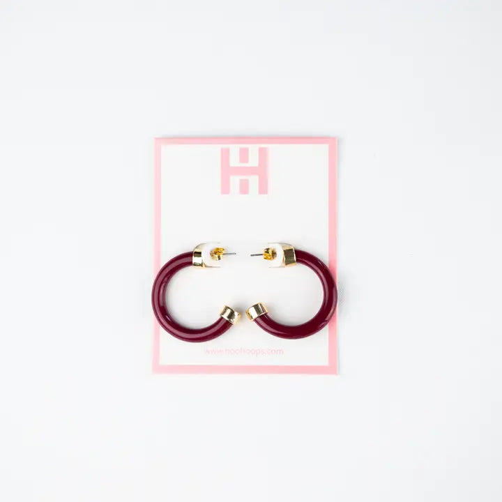Hoo Hoops Minis - Maroon - Eden Lifestyle