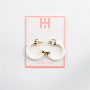Hoo Hoops Minis - White with Pearls - Eden Lifestyle