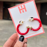 Red with Pearls Hoo Hoops Minis - Eden Lifestyle