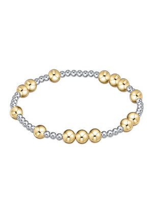 Hope Unwritten 6mm Bracelet - Mixed Metal - Eden Lifestyle