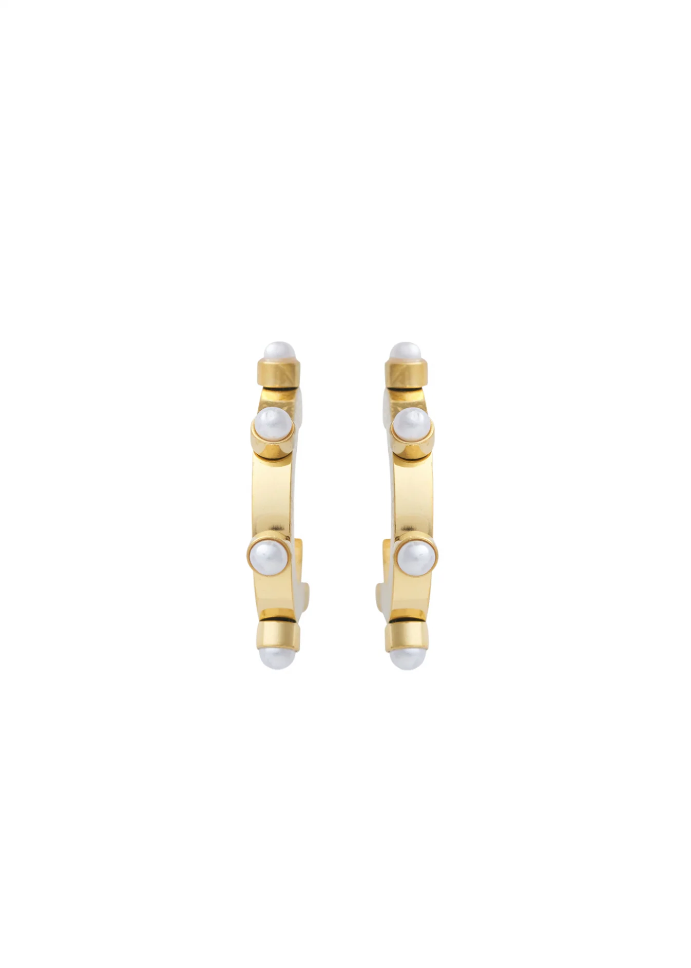 Belle Pearl Hoops - Eden Lifestyle