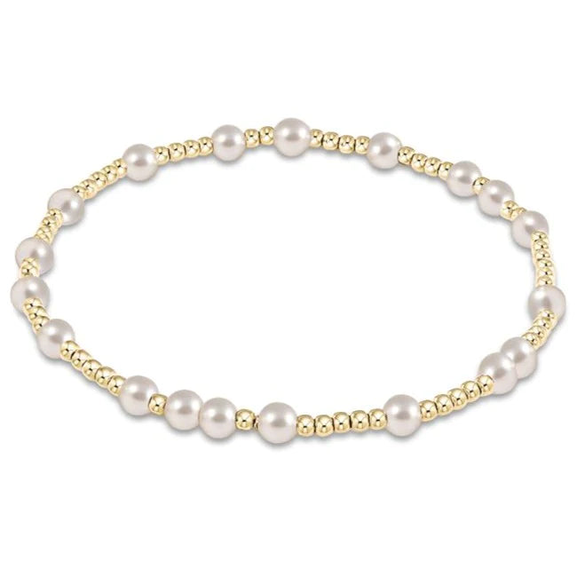 Enewton Hope Unwritten 4mm Bead Bracelet - Pearl - Eden Lifestyle