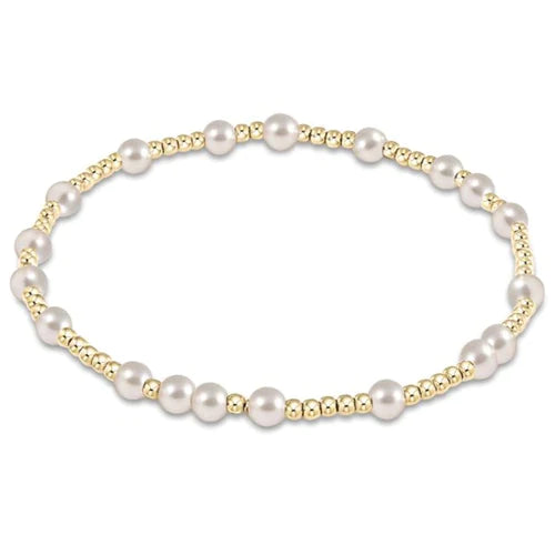 Enewton Egirl Hope Unwritten 4mm Bead Bracelet - Pearl - Eden Lifestyle