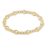 Enewton Classic Sincerity Pattern 6mm Bead Bracelet - Gold - Eden Lifestyle