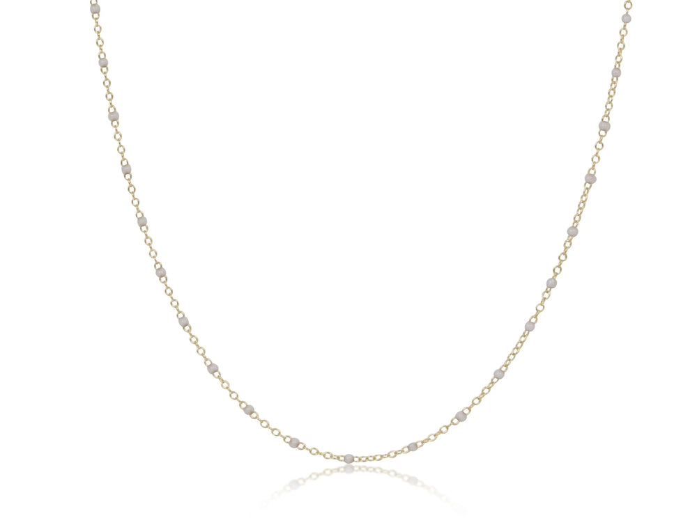 Enewton 15" Choker Simplicity Chain Gold - 2mm Pearl - Eden Lifestyle