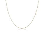 Enewton 15" Choker Simplicity Chain Gold - 2mm Pearl - Eden Lifestyle