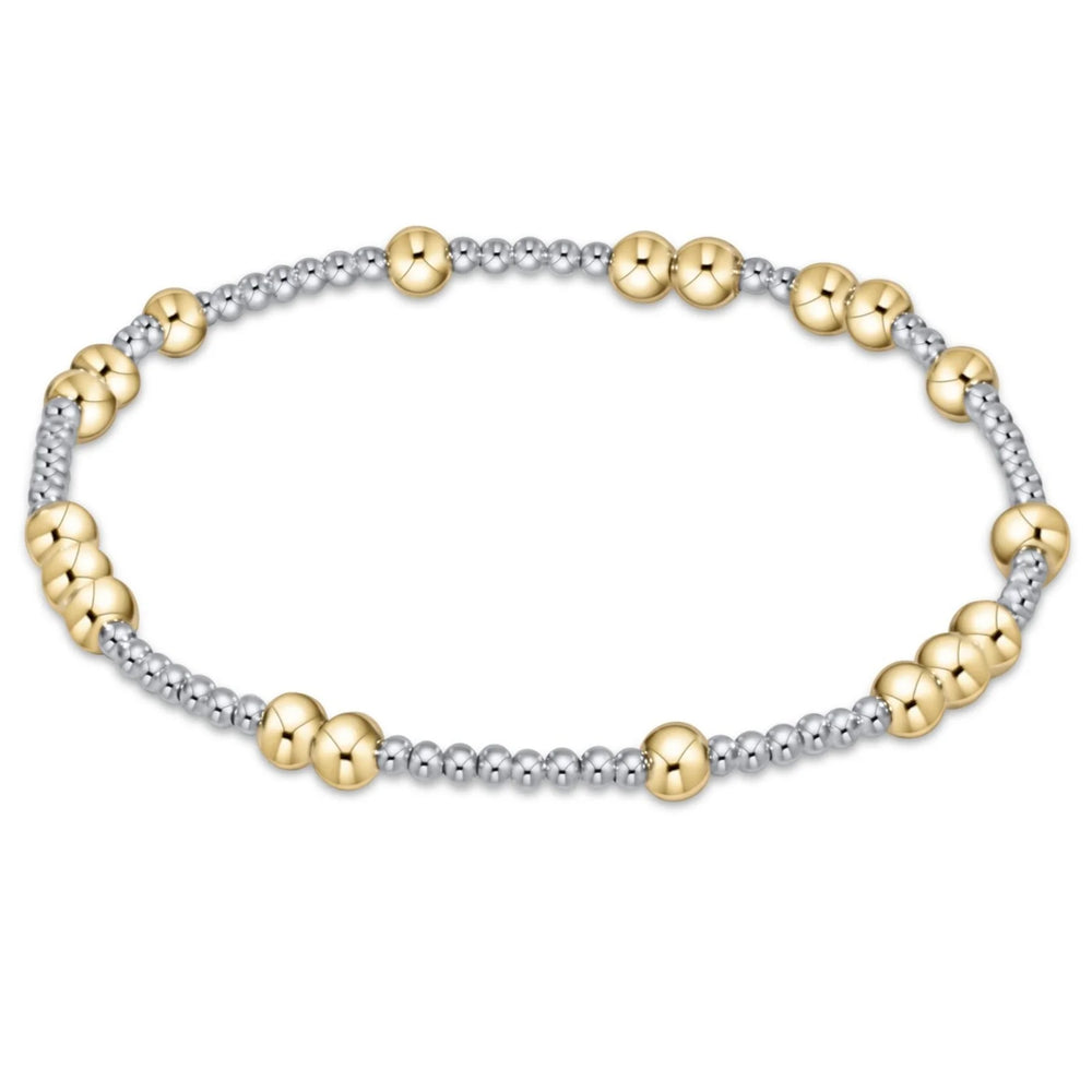 Hope Unwritten 4mm Bracelet - Mixed Metal - Eden Lifestyle