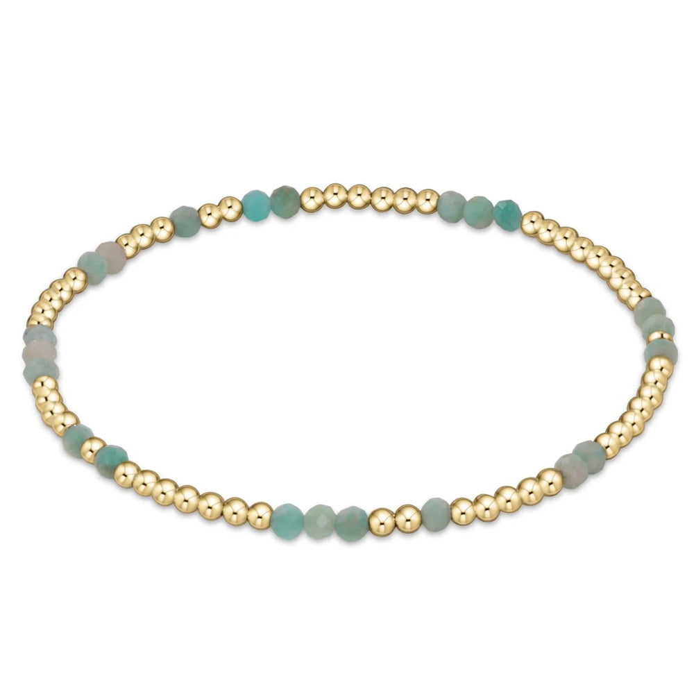 hope unwritten gemstone bracelet - amazonite