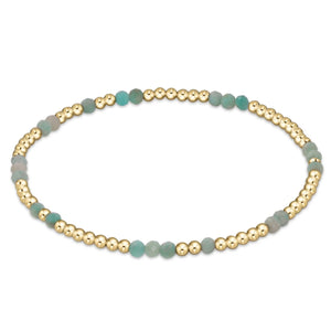 hope unwritten gemstone bracelet - amazonite