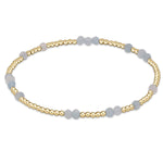 hope unwritten gemstone bracelet - aquamarine