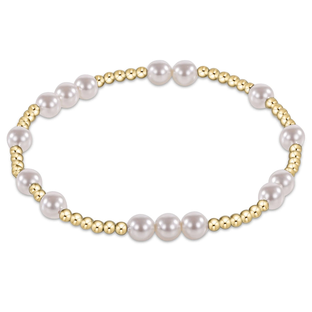 Enewton Hope Unwritten 5mm Bead Bracelet - Pearl - Eden Lifestyle