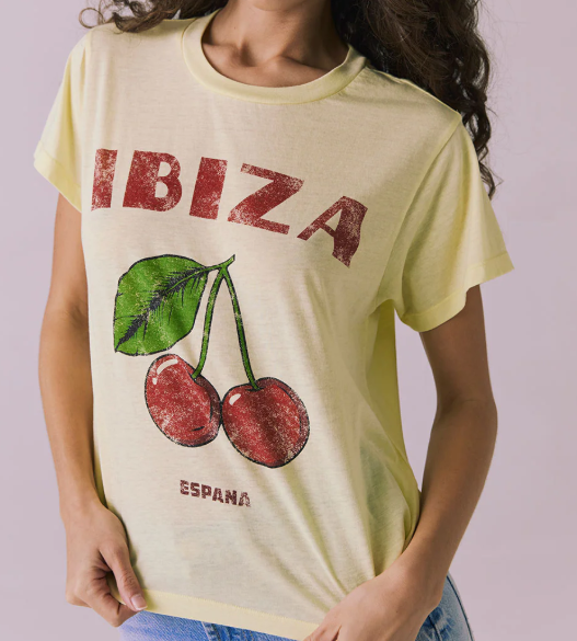 Ibiza Cherry Tee - Eden Lifestyle