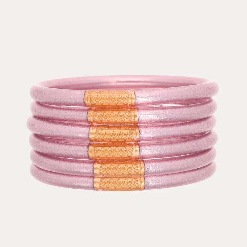 Ice Rose All Weather Bangles® (AWB®) - Set of 6 - Eden Lifestyle