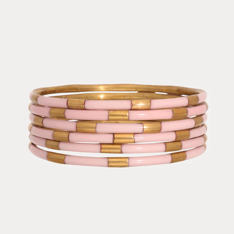 Ice Rose Veda Bangles - Set of 6 - Eden Lifestyle