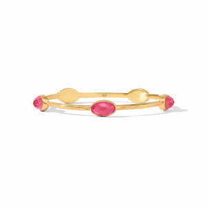 Julie Vos Ivy Stone Bangle Iridescent Raspberry - Eden Lifestyle