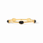 Julie Vos Ivy Stone Bangle Obsidian Black - Eden Lifestyle