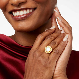 Julie Vos Astor Ring Iridescent Clear - Eden Lifestyle