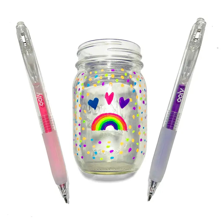 Jelly Gloss Neon Multi-Surface Deco Gel Pens - Set of 6 - Eden Lifestyle