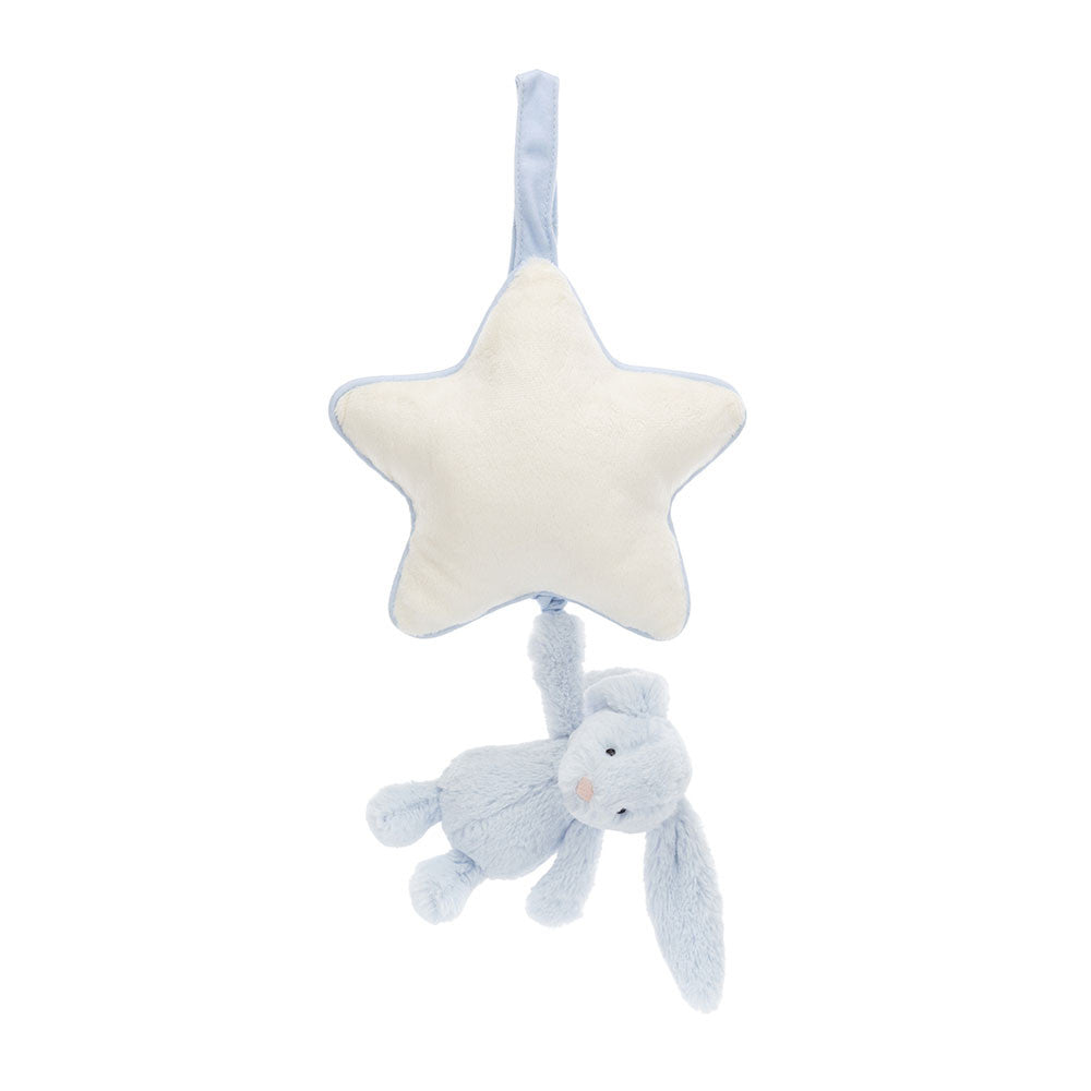 Jellycat Bashful Blue Bunny Musical Pull - Eden Lifestyle