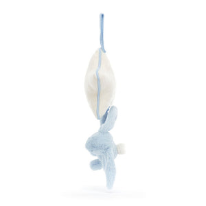 Jellycat Bashful Blue Bunny Musical Pull - Eden Lifestyle