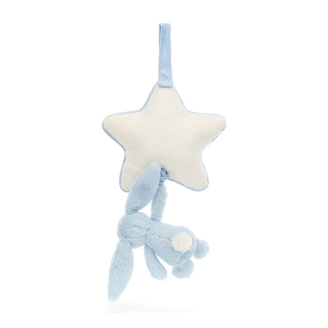Jellycat Bashful Blue Bunny Musical Pull - Eden Lifestyle