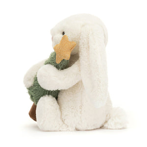 Jellycat Bashful Bunny with Christmas Tree - Eden Lifestyle