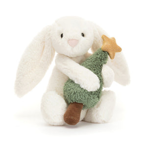 Jellycat Bashful Bunny with Christmas Tree - Eden Lifestyle