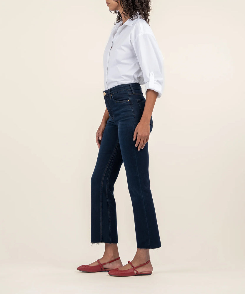Kelsey High Rise Ankle Flare INVESTING W/EURO - Eden Lifestyle